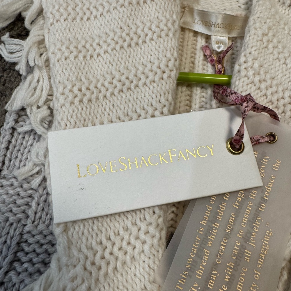 LoveschackFancy Franco Cardigan in morning dew, Multicolor Patchwork Cardigan - Picture 10 of 14